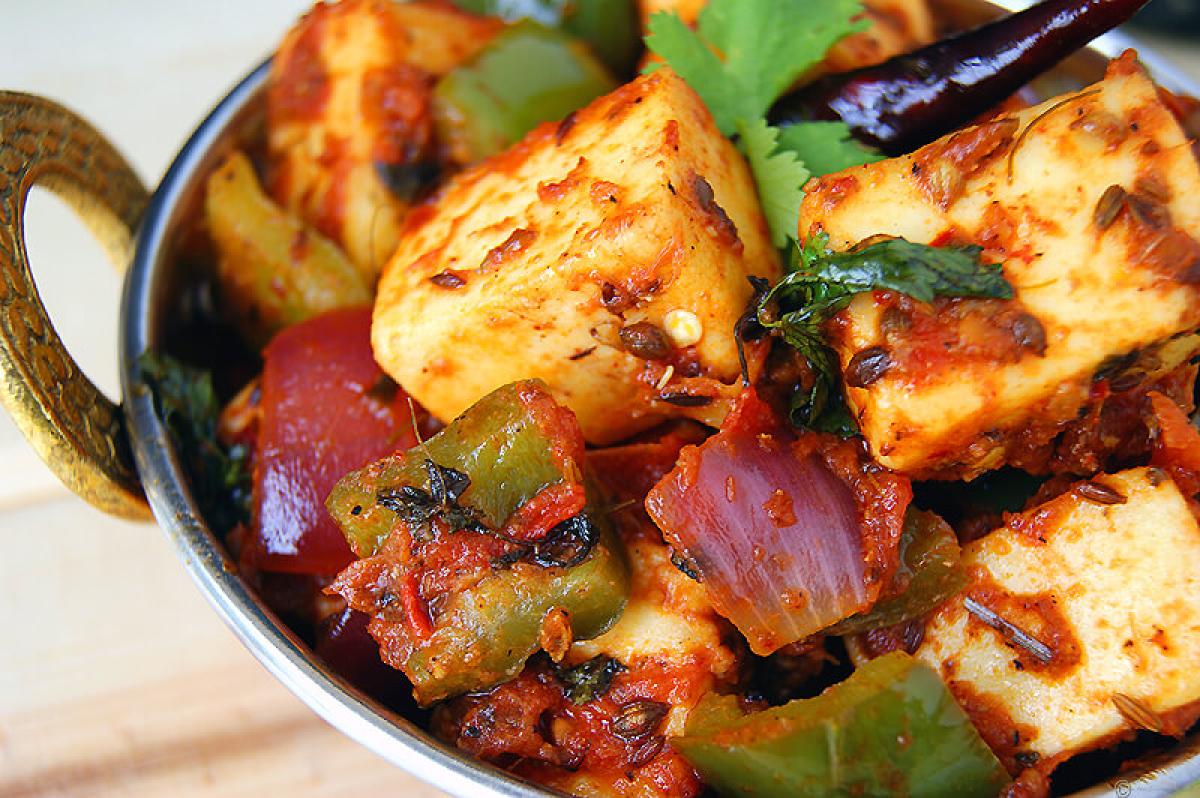 Kadai Panner - Curries - Vegetarian menu item
